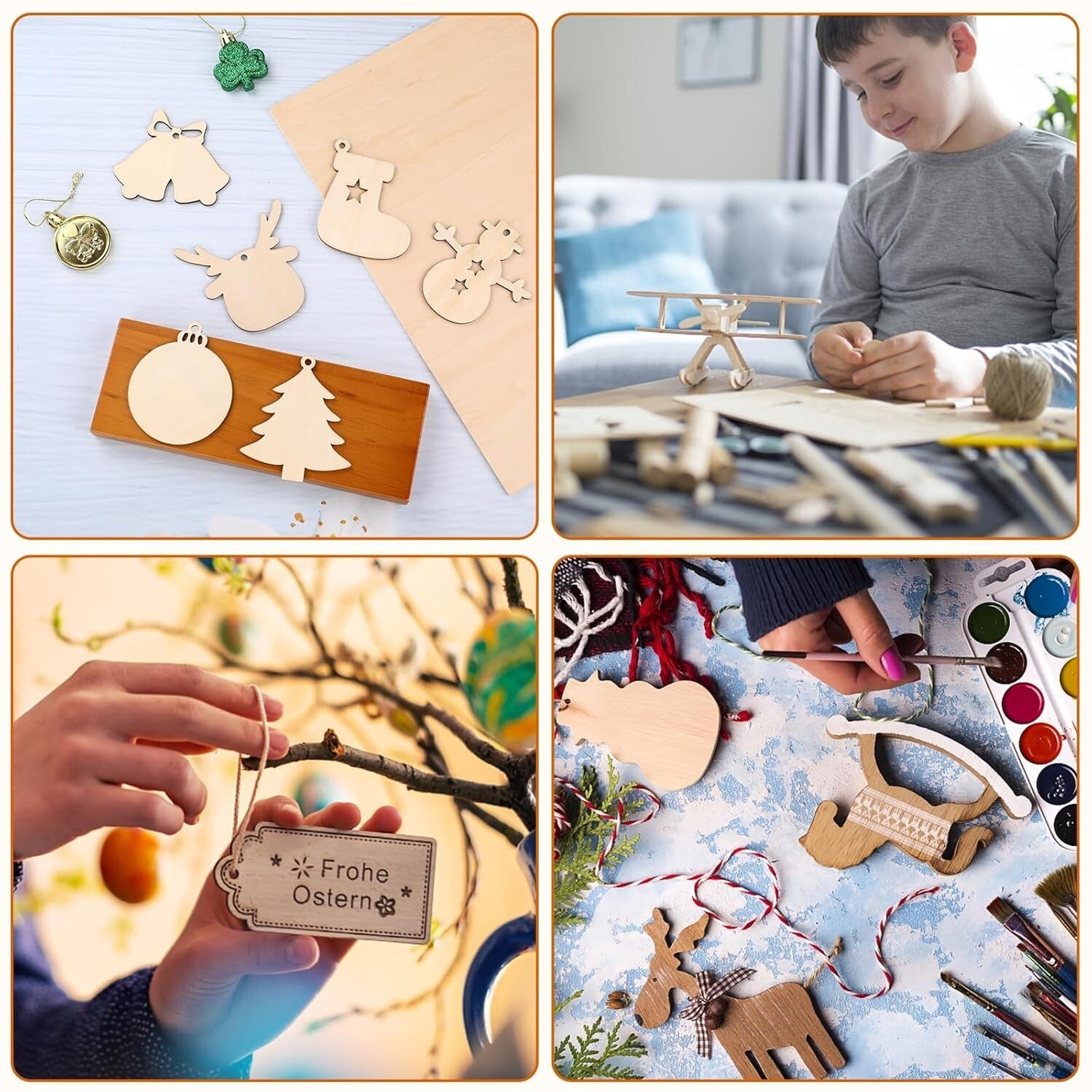 Unfinished Basswood Craft Sheets - 12"x12" - Ideal for Engraving & Model Making