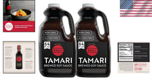 Load image into Gallery viewer, Generationally Brewed Gluten-Free Tamari Soy Sauce - 64 oz Container - 2 Pack