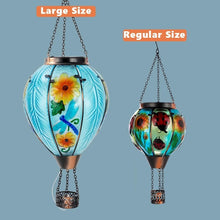 Load image into Gallery viewer, Colorful Solar Hot Air Balloon Garden Light with Flame for Magical Ambiance