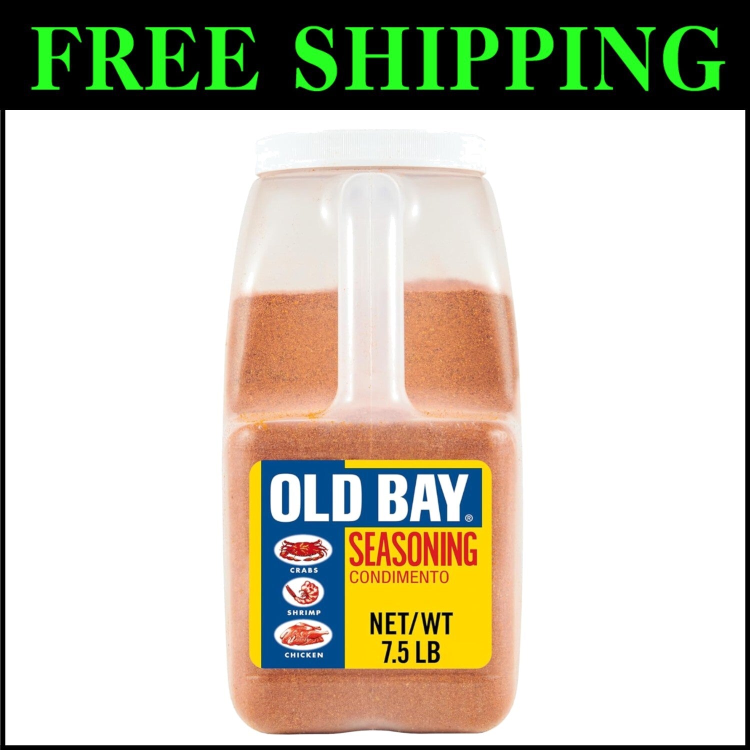 Unlock Bold Flavors with OLD BAY Seasoning - 7.5 lb for Cooking and Grilling