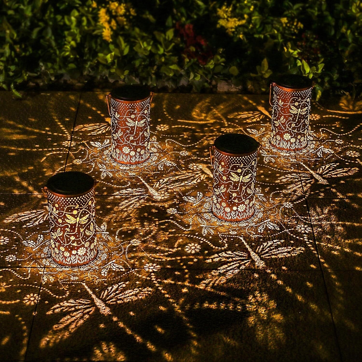 Dragonfly Solar Hanging Lantern – Waterproof LED Beauty for Garden Decor