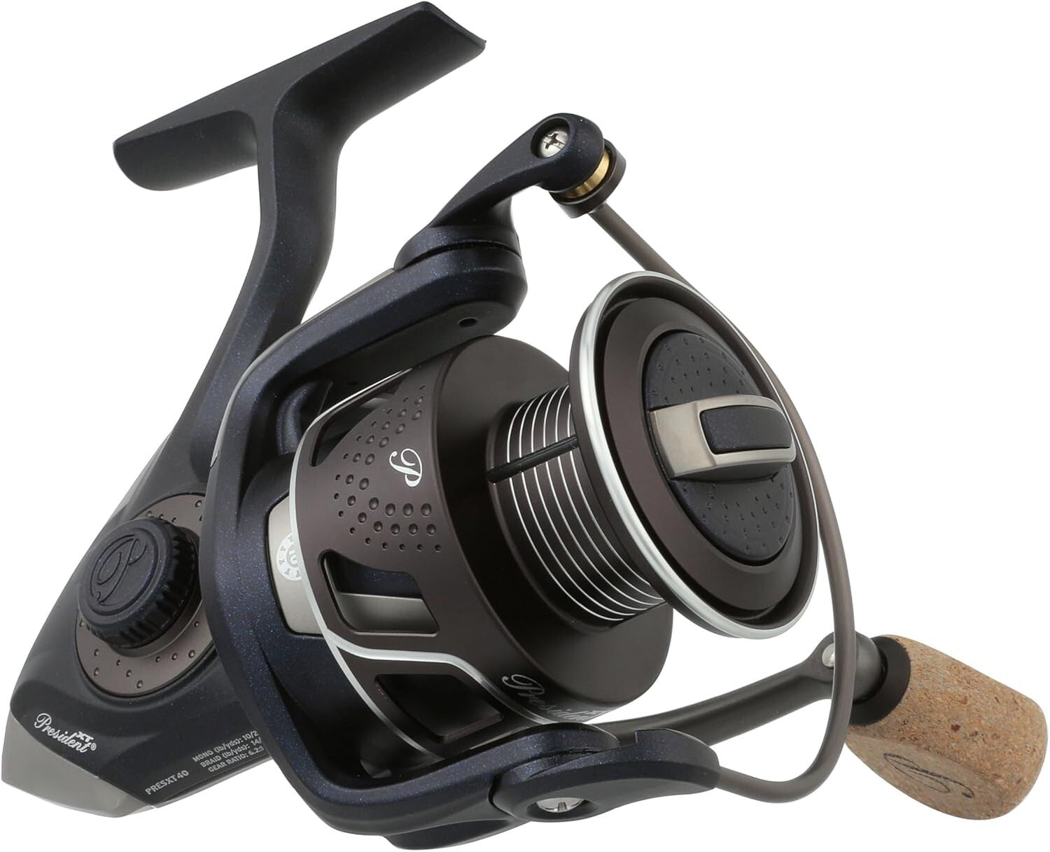 Compact President XT Spinning Fishing Reel – 10-Bearing System, Smooth Operation