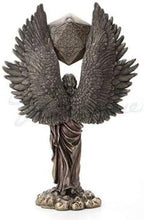 Load image into Gallery viewer, Unique Metatron Angel and Sacred Geometry Cube Statue - 2.5 lbs of Brilliance