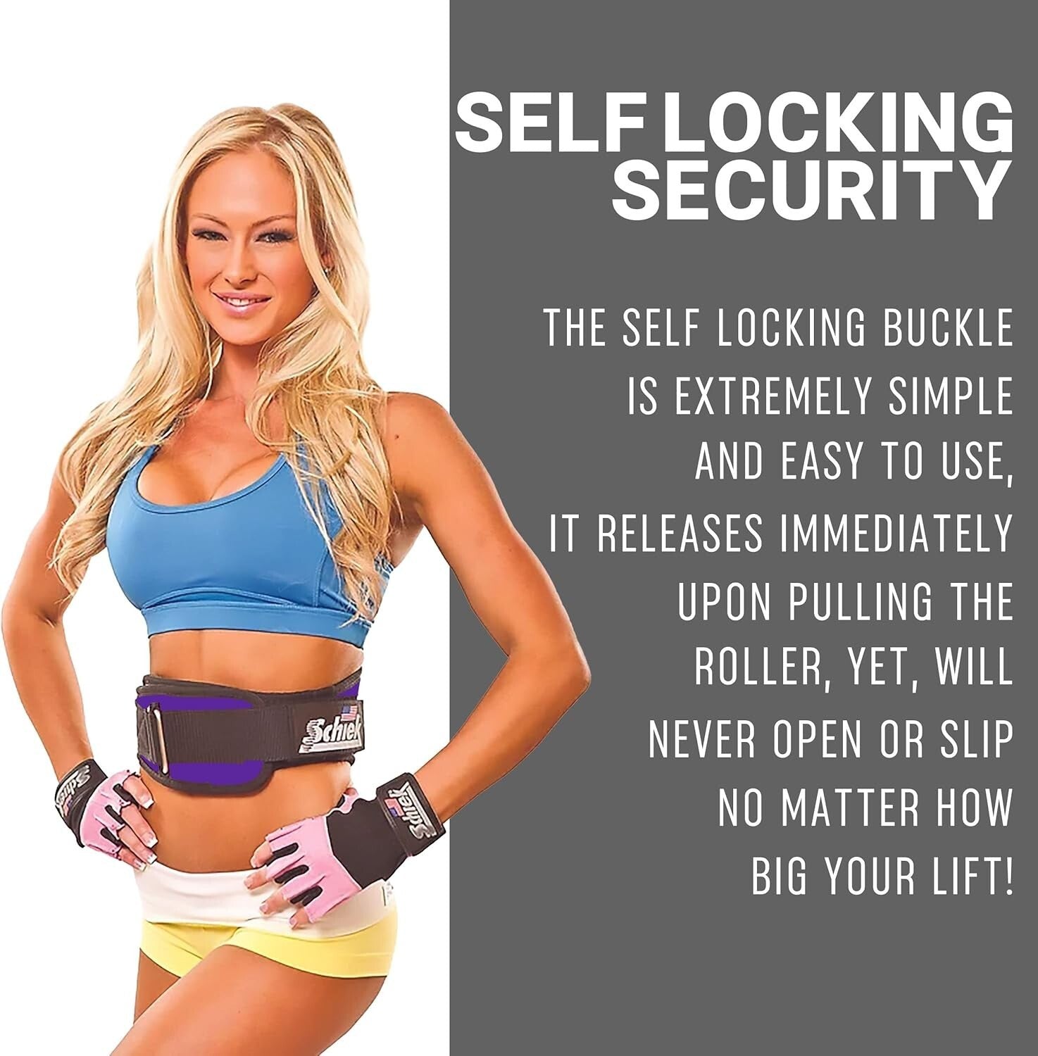 Adjustable 4 3/4" Sports Weight Lifting Belt in Navy - Core Support Gear