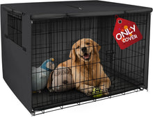 Load image into Gallery viewer, Universal Fit 42-Inch Dog Crate Cover - Durable Polyester &amp; Ventilated Design