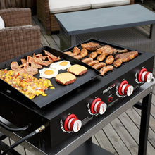Load image into Gallery viewer, Black 4-Burner Tailgater Grill with Removable Grease Cup - Perfect for Outdoors