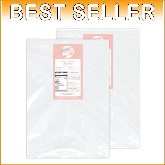 200 Sheets of Natural Edible Wafer Paper - Perfect for Customizing Desserts