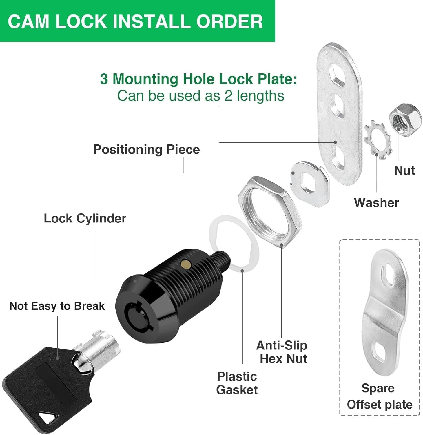 Durable Keyed Alike 10-Pack RV and Camper Locks - Protection for Your Valuables