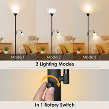 Load image into Gallery viewer, Compact Adjustable Floor Lamp with E26 Base – Stylish Solution for Any Room