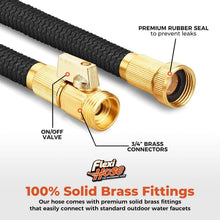 Load image into Gallery viewer, 25FT Lightweight Expandable Garden Hose with 8-Function Nozzle - No-Kink Design