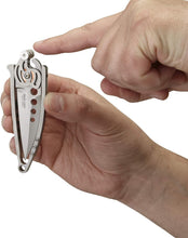 Load image into Gallery viewer, Gentleman Snap Lock Folding Knife: 2.55" Satin Blade with Quick Release Lanyard