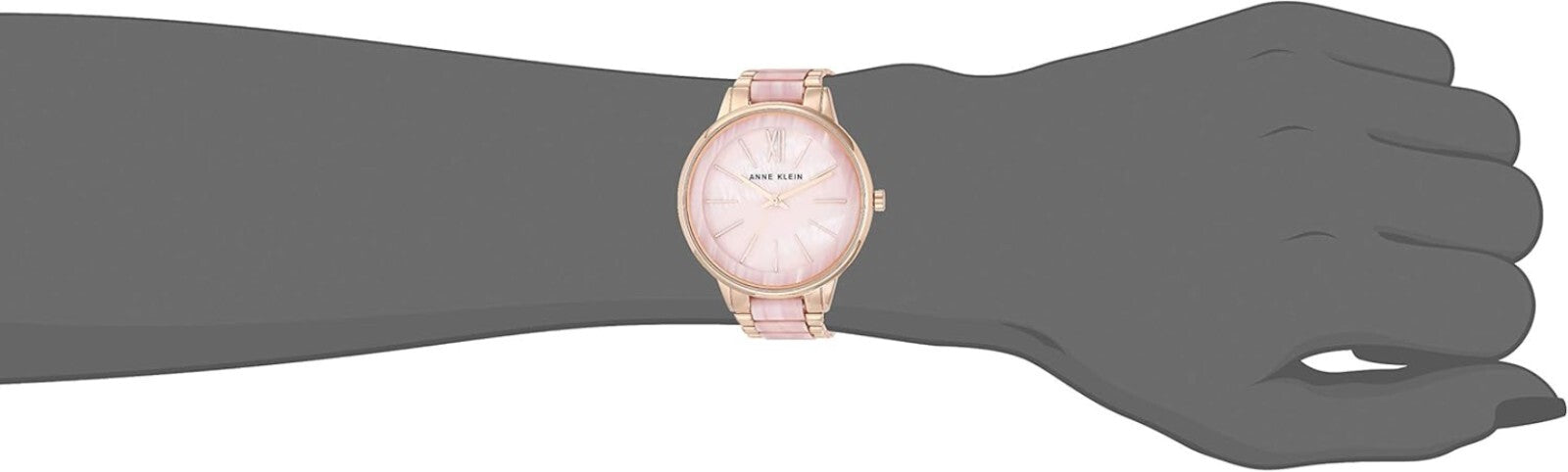 Luxury Women's Bracelet Watch in Rose Gold & Pink Resin - 100 ft Water Resistant