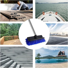 Load image into Gallery viewer, Heavy Duty Commercial Floor Scrub Brush - 57" Stainless Steel Adjustable Handle