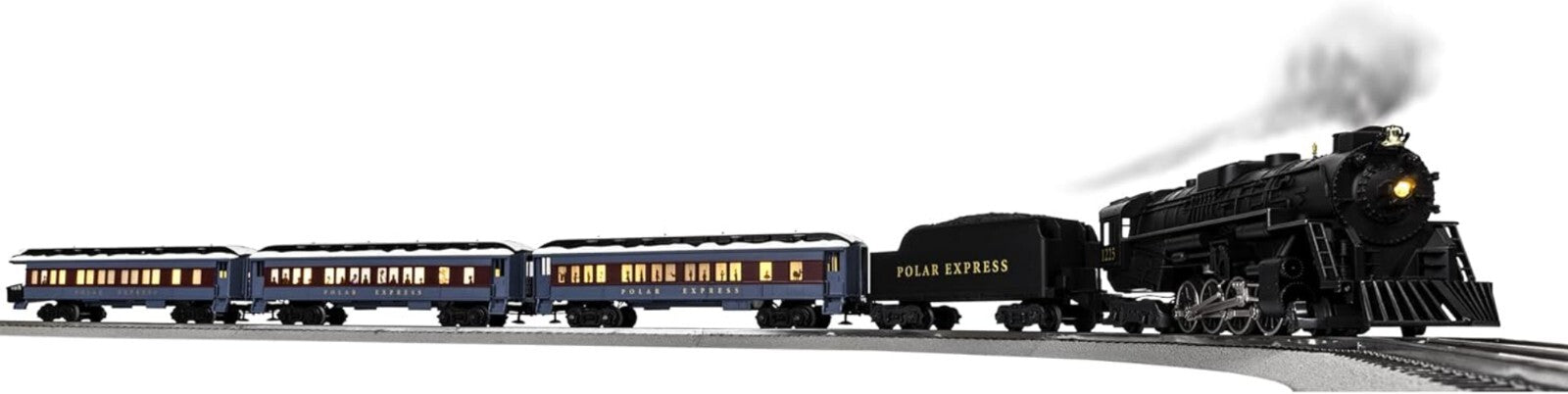 All-in-One Polar Express Model Train Set with Bluetooth and Custom Announcements