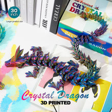 Load image into Gallery viewer, Lifelike 30'' 3D Printed Dragon - Mythical Decor &amp; Kids Playtime Essential