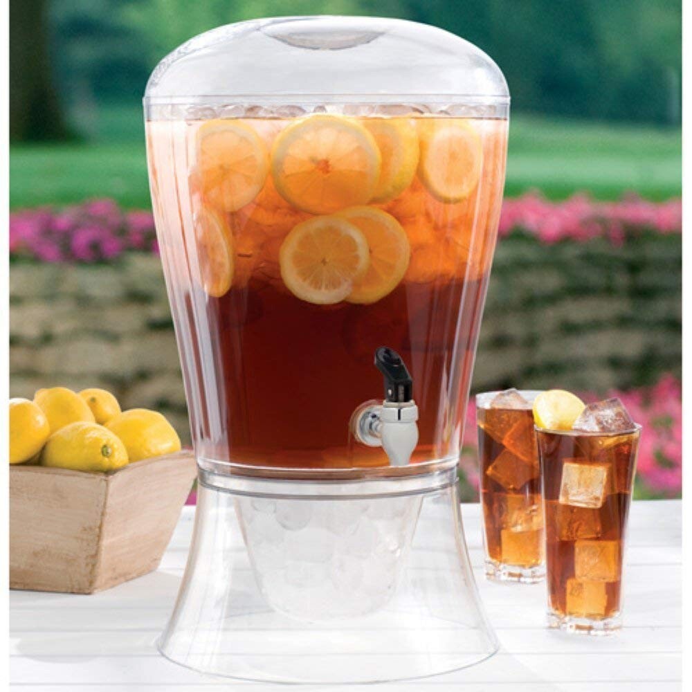 Stylish 3-Gallon Acrylic Drink Dispenser - Ideal for Everyday & Celebration
