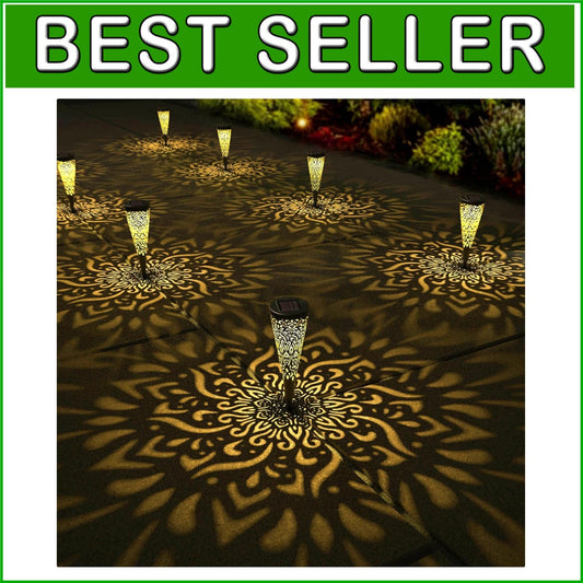 Decorative Solar Garden Lights - 6 Waterproof LED Fixtures for Pathway Benefits