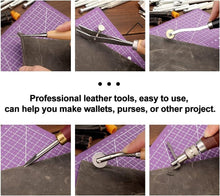 Load image into Gallery viewer, Complete Leather Craft Toolkit: 183 Pieces for DIY Projects and Customization