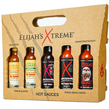 Load image into Gallery viewer, Gourmet Hot Sauce Gift Set - 5 Bottles of Flavor and Heat for Culinary Fun