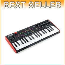 Load image into Gallery viewer, Professional USB MIDI Keyboard Controller with 8 Pads &amp; Sequencer for All Genres