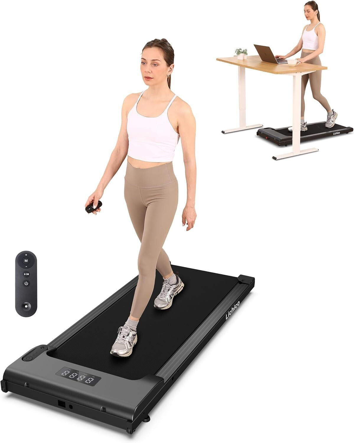 Lightweight Walking Pad Under Desk Treadmill – Shock Absorbing & Quiet Operation