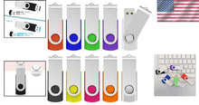 Load image into Gallery viewer, Magnetic-Proof USB 3.0 Flash Drive Pack - 10 Pieces, 32GB Each in Mixed Colors
