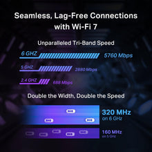Load image into Gallery viewer, WiFi 7 BE9300 PCIe Card: Tri-Band Wireless &amp; Bluetooth 5.4 for Powerful Desktops
