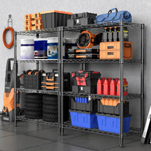 Load image into Gallery viewer, Durable 4-Tier Utility Shelving Unit with 1000 lbs Capacity for Home &amp; Office