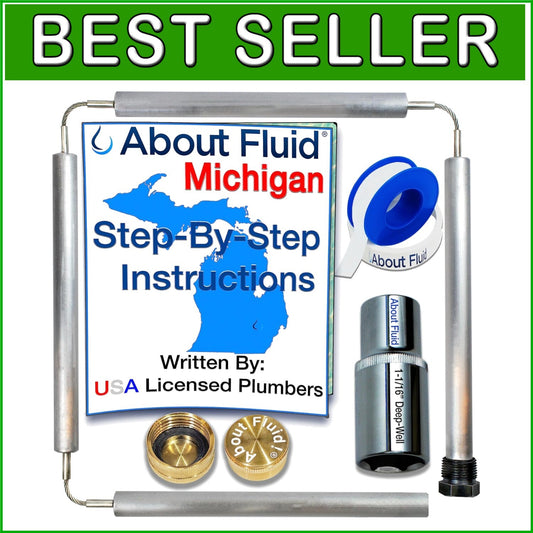 Aluminum/Zinc Anode Rod Kit for Rotten Egg Odor Fix – Easy Installation Included