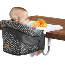 Load image into Gallery viewer, Adjustable High Chair for Babies – Clip-On Table Seat with Cushioned Comfort