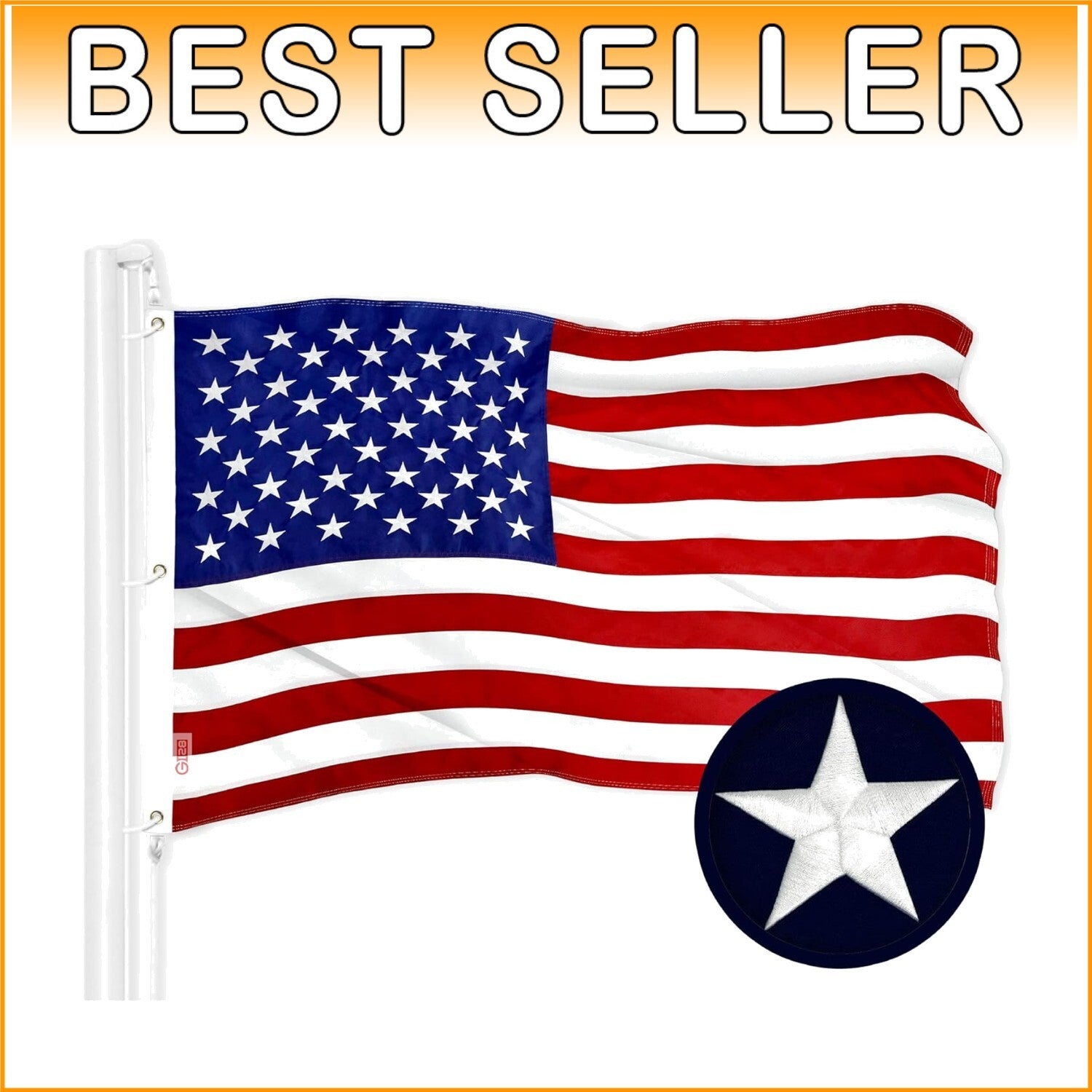 Patriotic 6x10 Ft Heavyweight American Flag - Ideal for All Event Celebrations