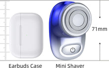 Load image into Gallery viewer, Wet and Dry Portable Shaver - Lightweight Rechargeable Electric Razor for Travel