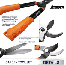 Load image into Gallery viewer, Complete Lopper and Hedge Shear Combo with Bypass Pruner - Durable Garden Set