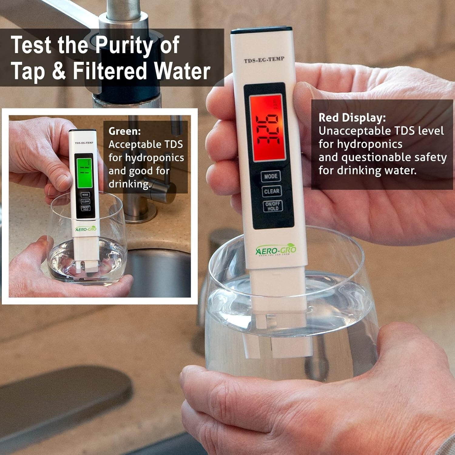High Accuracy Digital pH & TDS Testing Pen - Essential for Water Quality Control