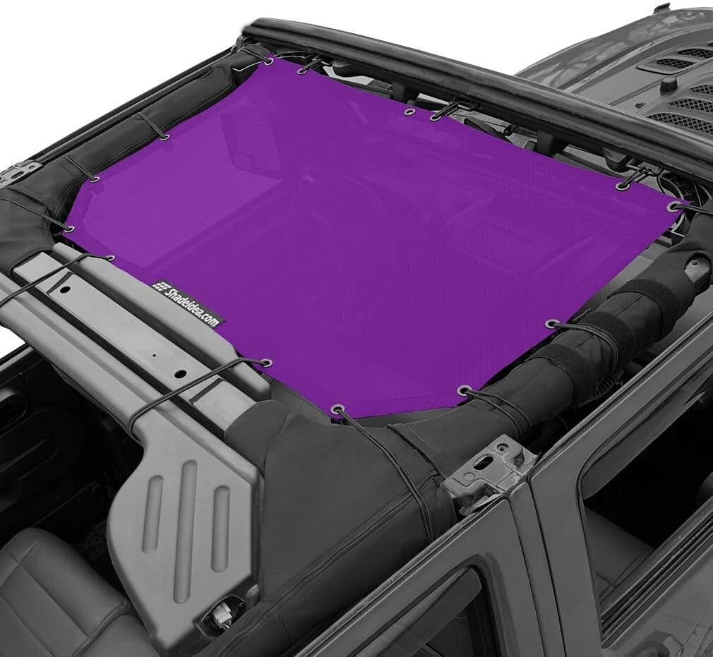 Customizable Jeep Sun Shade Top - Blocks UV Rays & Keeps Interior Cool in Style