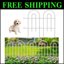 Load image into Gallery viewer, Elegant White Metal Garden Edging 35ft for Animals - Easy Setup &amp; Customizable