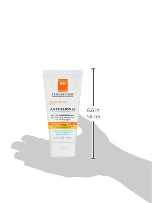 Allergy Tested Anthelios Milk Sunscreen SPF 60: Oil-Free & Paraben-Free Formula