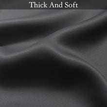 Load image into Gallery viewer, Soft Gradient Black and Grey Grommet Curtains, 2 Panels 52x72 - Noise Reduction