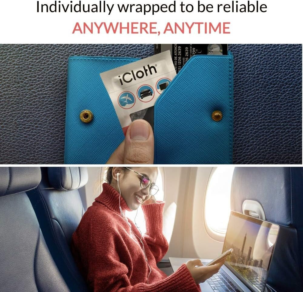 Crystal Clear Electronics Wipes - 100 Fast-Drying, Lint-Free Sheets for Devices