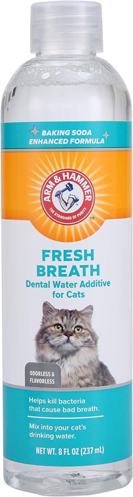 Advanced Care Cat Dental Rinse - Odorless Water Additive for Oral Health