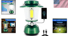 Load image into Gallery viewer, Portable 360-Degree LED Lantern - 30 Hour Battery &amp; USB Charging Capability