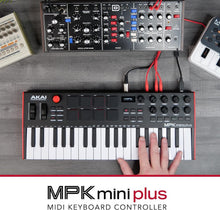 Load image into Gallery viewer, Professional USB MIDI Keyboard Controller with 8 Pads &amp; Sequencer for All Genres