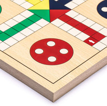Load image into Gallery viewer, Timeless 2-in-1 Reversible Game Board: Snakes &amp; Ladders, Ludo - 11.3 Inches