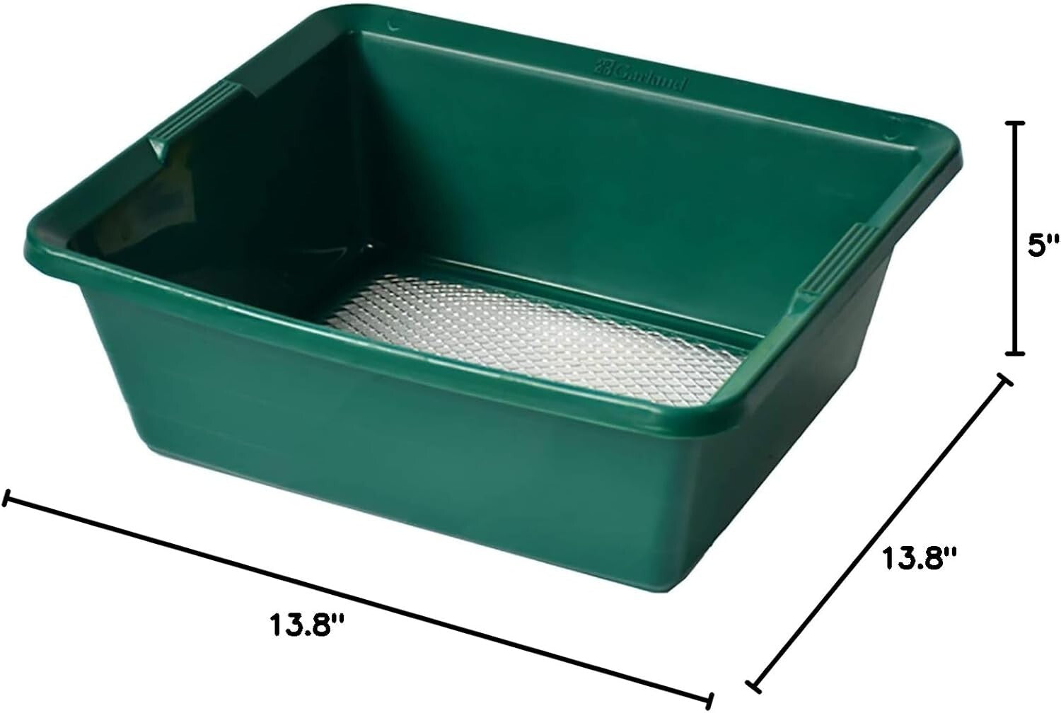 Multi-Purpose Garden Sieve - 13.8" Galvanized Sifter with Two Heavy-Duty Screens