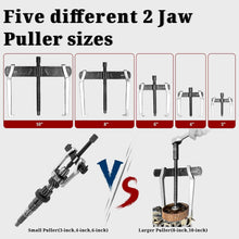 Load image into Gallery viewer, 10" 2-Jaw Gear Puller - Premium CR-V Steel for Internal/External Specimens