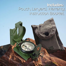Load image into Gallery viewer, Precision Military Lensatic Compass - Waterproof &amp; Built for Tough Conditions