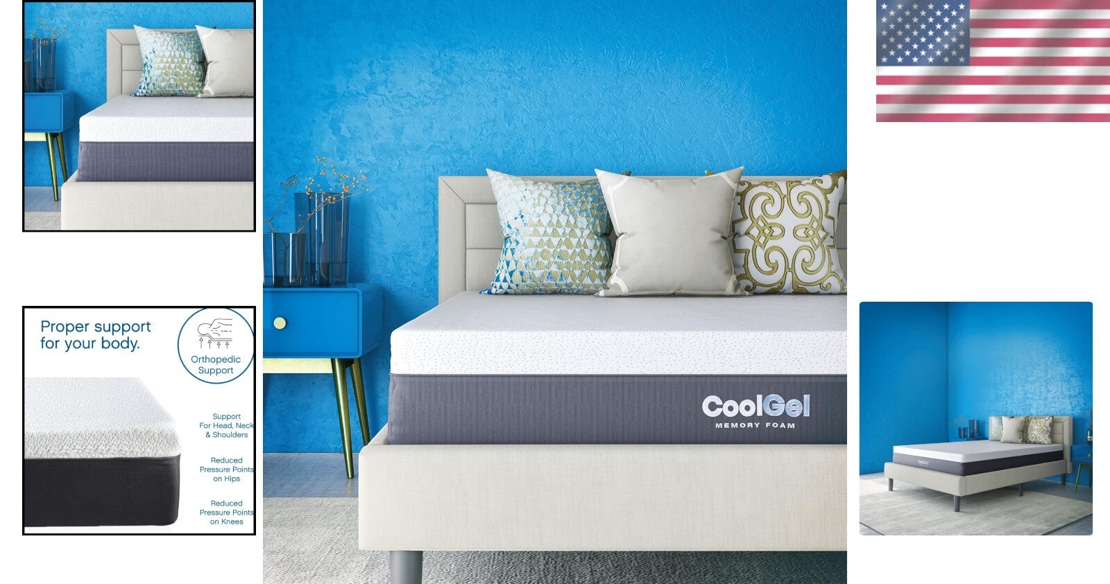 12-Inch California King Medium Firm Memory Foam Mattress with Cooling Technology