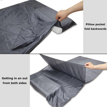 Load image into Gallery viewer, Premium Silk Sleeping Bag Liner, Extra Wide 87"x43" for Luxurious Travel Comfort
