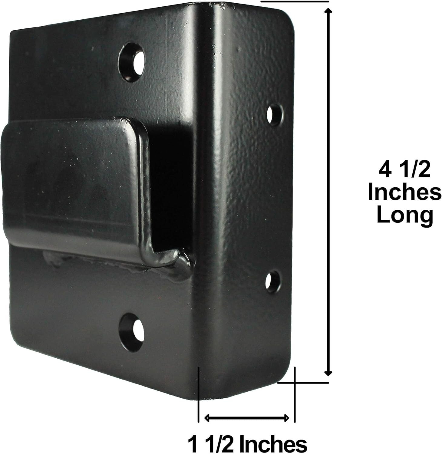 Adjustable Double Gate Flip Latch with Padlock Compatibility for Easy Access