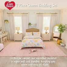 Load image into Gallery viewer, Care Bears Retro Rainbow 7-Piece Queen Bedding Set - Super Soft Comforter